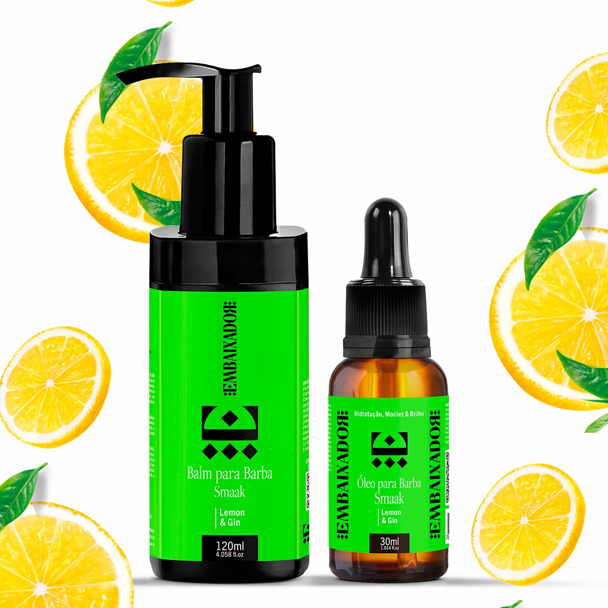 Balm Para Barba Smaak Lemon & Gin Embaixador 120ml