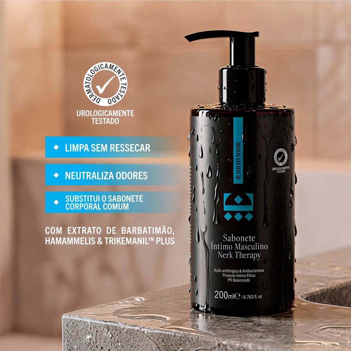 Sabonete Íntimo Masculino Nerk Therapy Embaixador 200ml